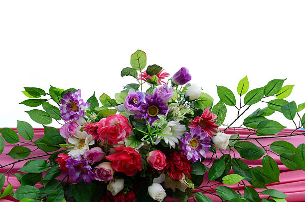 artificial flower bouquet background